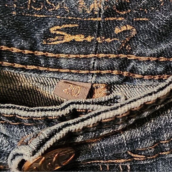 Melissa McCarthy Seven7 Women's Straight Leg Jeans - Blue - Picture 7 of 10